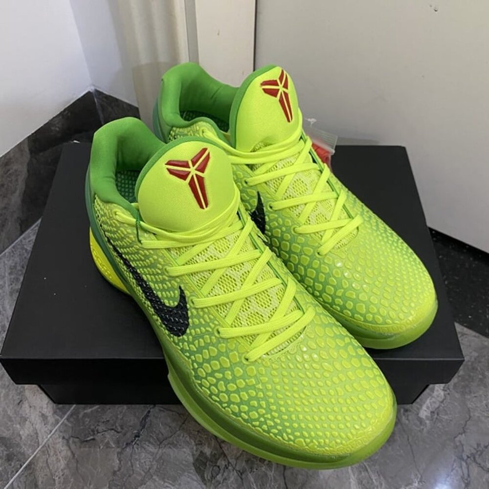 😍🎁Nike Kobe 6 Protro Low Reverse Grinch